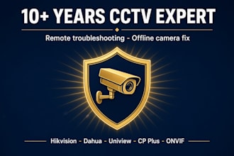 remotely fix your offline cctv camera, dvr or nvr