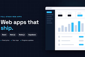 develop a full stack web app with react nextjs nodejs and supabase