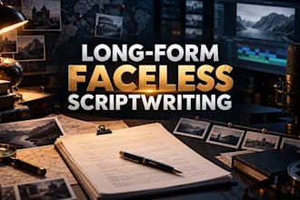 write engaging research driven youtube scripts