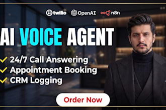build an ai voice agent with twilio for calls and bookings