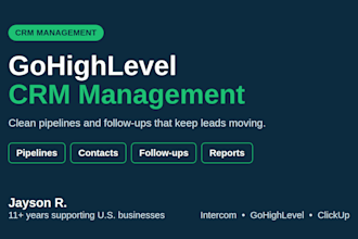 manage your gohighlevel CRM and pipelines