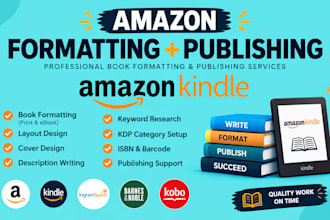 amazon kdp book publishing and kdp book formatting amazon kindle kdp