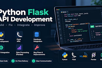 build python flask apis and web applications