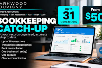 catch up and organise your overdue bookkeeping