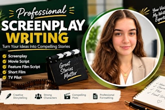 write screenplay screenwriting movie script feature film script short film