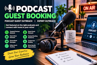 do podcast guest booking podcast guest outreach handle expert outreach
