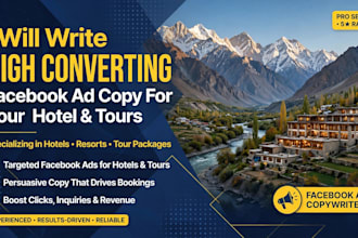 write persuasive ad copy for tourism business