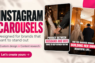 design engaging instagram carousel posts for your brand