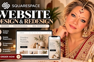 build squarespace website design, redesign squarespace, website development