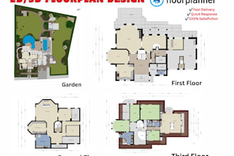 create professional 2d and 3d floor plans, site plans, and measurement reports