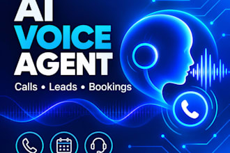 build the ai voice agent for calls, appointment booking, and follow up