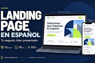 create a spanish landing page or a website for your business