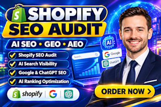 shopify SEO audit, aio GEO, aeo, google chatgpt search visibility ai ranking