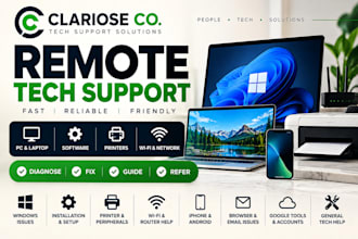 troubleshoot and fix your windows PC software printer or tech issue