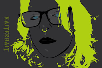 create a vector based profile picture for your social media