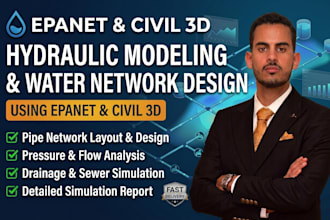 do advanced hydraulic modeling and water network design