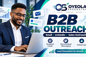 do b2b email and linkedin outreach for lead generation
