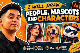 draw people, mascots, and characters