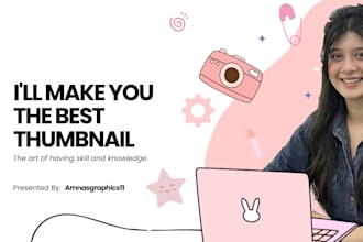 design amazing youtube thumbnails that will get views
