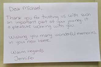 handwrite your letters in beautiful, neat handwriting