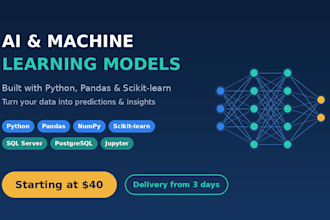build ai and machine learning models