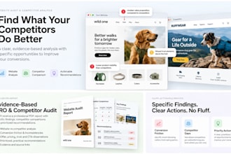audit your website and competitors for cro opportunities