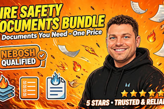 create UK fire safety policies, procedures and emergency plans