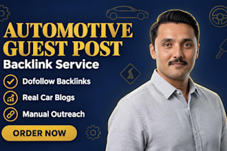 build automotive backlinks with a high da automotive guest post