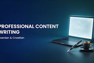 write professional articles and blog posts in bosnian or croatian