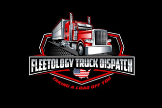do trucking,dispatcher,transport logo for your business