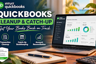 clean up and catch up your quickbooks online bookkeeping