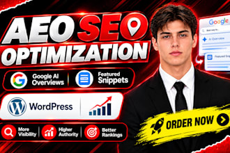 do aeo SEO optimization, for google ai overviews, featured snippets on wordpress