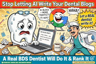write SEO dental blog for clinics that brings new patients
