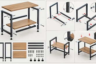create technical assembly instructions and installation drawings
