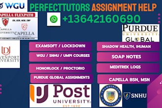handle wgu, purdue global, snhu, meditreks, soap notes