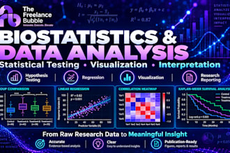 do biostatistics and scientific data analysis