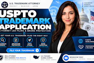 be your US trademark attorney to file your uspto application