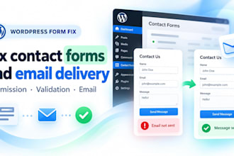 fix wordpress contact forms and email delivery issues