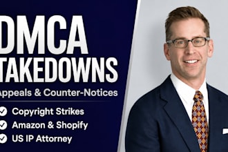 draft a dmca takedown notice or copyright counter notice
