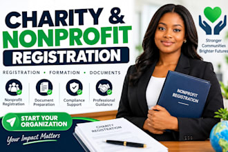 handle charity registration nonprofit formation and application support