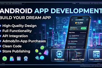 develop a professional android app using kotlin and android studio