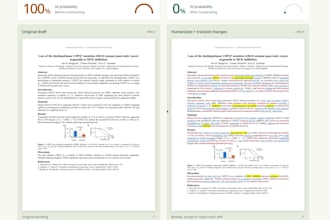humanize ai text while keeping format and original meaning