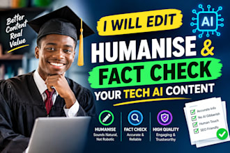 edit humanise and fact check your tech ai content
