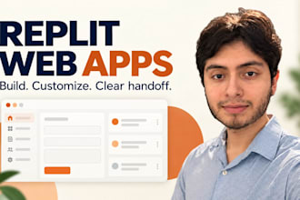 build or customize a replit web app