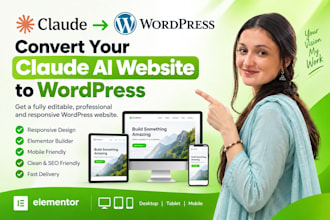 convert your claude ai website to wordpress