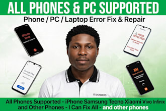 troubleshoot and fix phone, laptop and PC software issues