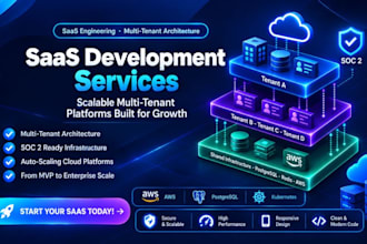 develop custom laravel web app, saas platform and ai integrations