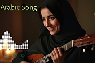 write and sing arabic songs, be french singer, female singer, arabic vocalist