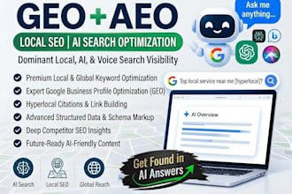 ido local SEO google maps GEO and aeo optimization