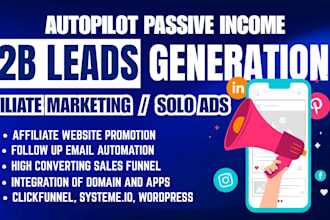 do targeted b2b leads generation solo campaign ads affiliate website promotion